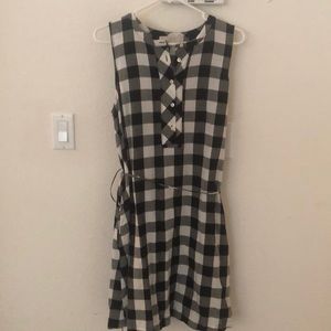 Loft Gingham dress. Size L